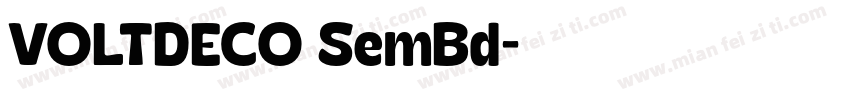 VOLTDECO SemBd字体转换